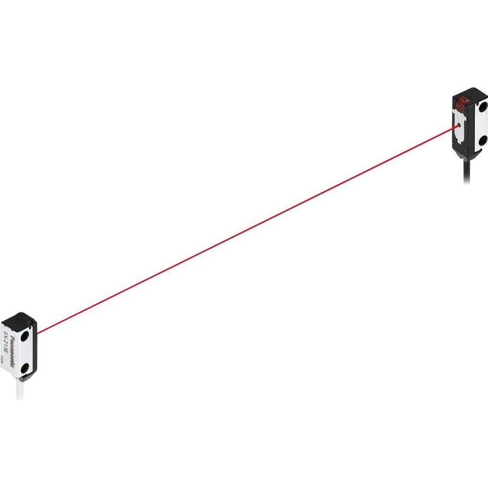Panasonic Einweg-Lichtschranke EX-Z13FA-P EX-Z13FA-P Fronttyp, Sender, Empfänger hellschaltend 12 - (Schalter), Elektron...