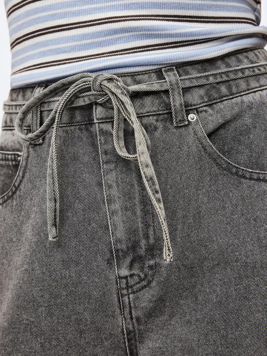Actual product image Pieces PCFENNA BINDEGÜRTEL Barrel Fit Jeans (32)