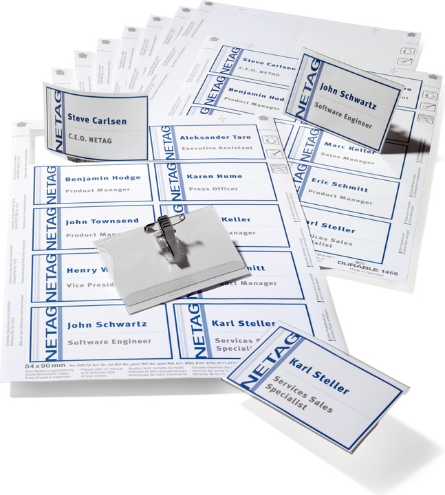 Produktbild Durable Namensschilderset