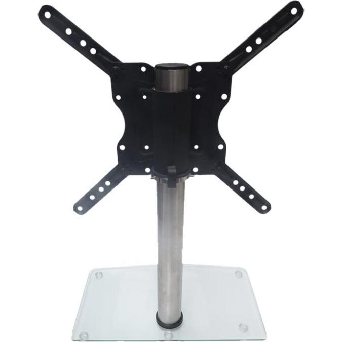 Sinox StandView TV bordstand med drejbar top. 26"-55". Alu finish (55"), TV Ständer, Silber