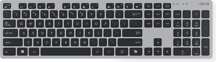 Actual product image ASUS W5000 | Keyboard and Mouse Set | Wireless | US | Gray (USA, Wireless)