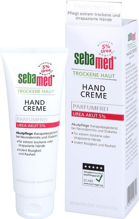Immagine prodotto Sebamed Crema mani per pelli secche senza profumo Urea 5%, crema da 75 ml (75 ml)