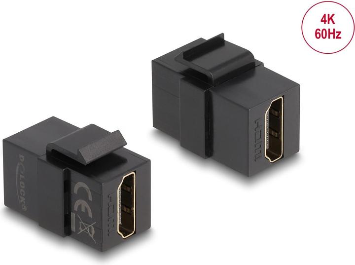 Produktbild Delock Keystone-Modul HDMI Schwarz