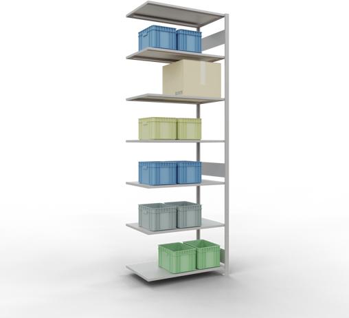 Image du produit Schulte Lagertechnik Système d'assemblage de rayonnages MULTIplus85 avec traverses de longueur