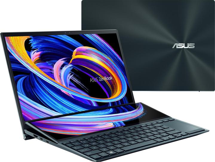 Image du produit ASUS ZenBook Duo 14 UX482EG-HY016R - Core i7 1165G7 / 2.8 GHz - Win 10 Pro - 32 Go RA (14", Intel Core i7-1165G7, 32 Go, 1000 Go, DE)