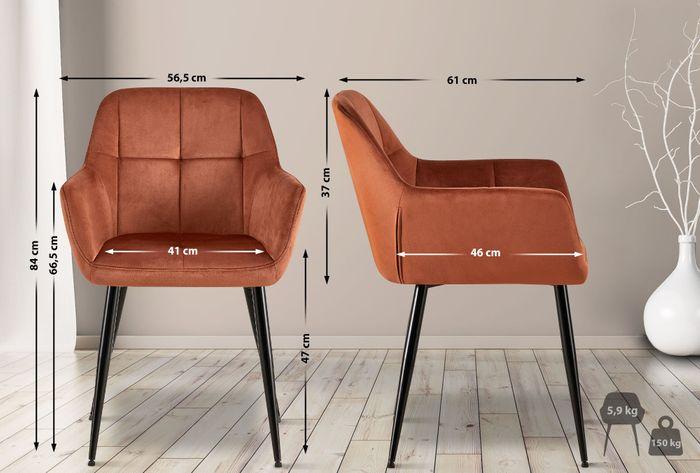 Actual product image Swisshandel24 Set of 2 Emia velvet