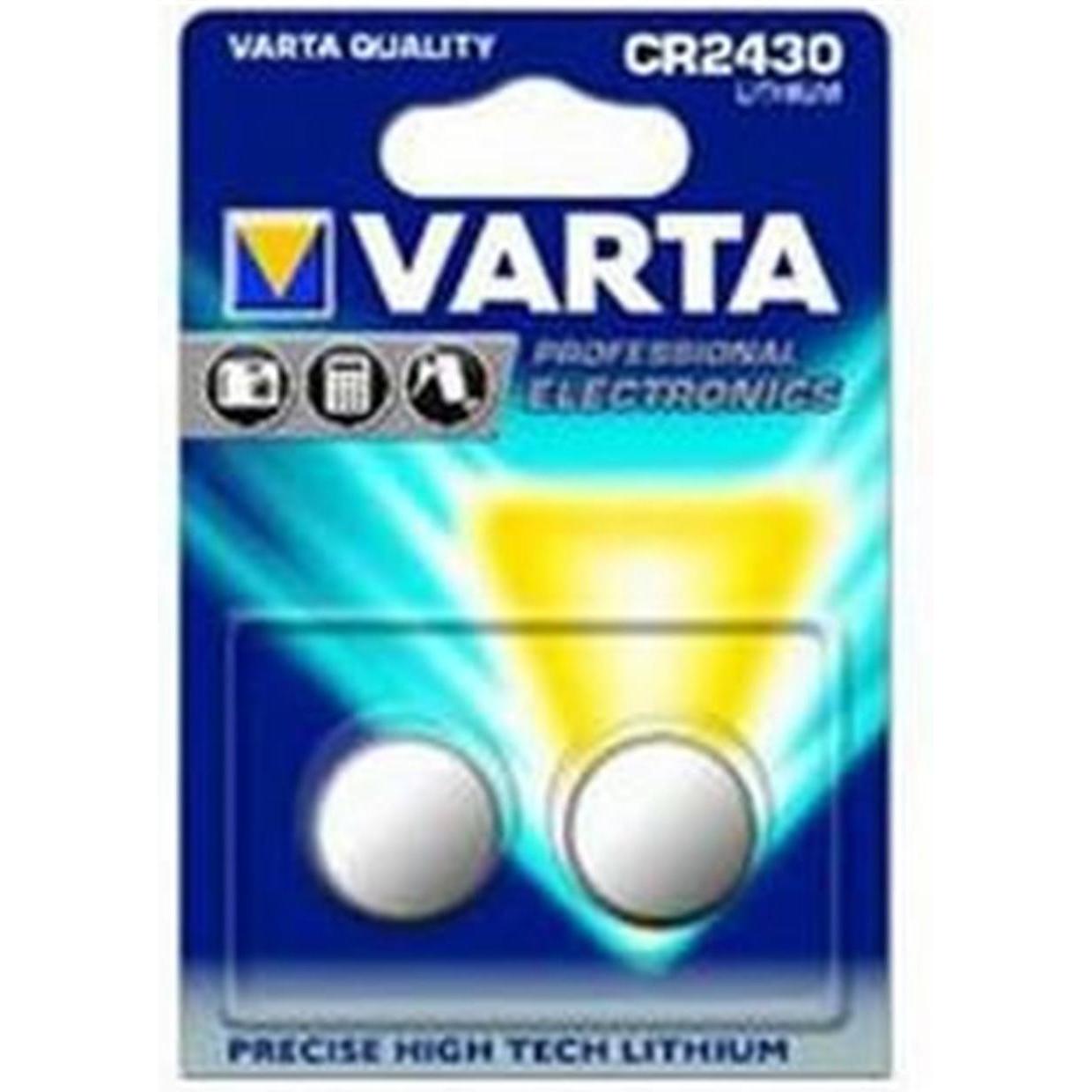Varta Elettronica CR2430 (2 pz., CR2430, 280 mAh), Batterie + pile