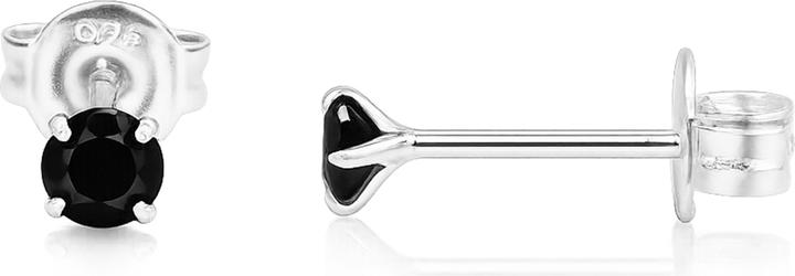 Immagine prodotto Leyda Noir Elegance Ohrstecker Schwarzer Kristall 925 Silber (925 Argento)