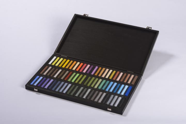 Produktbild BlockX Holzbox 72 Pastelle (36x)