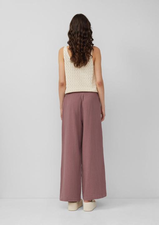 Actual product image S.Oliver Hose Musselin-Hose mit weitem Bein (34)