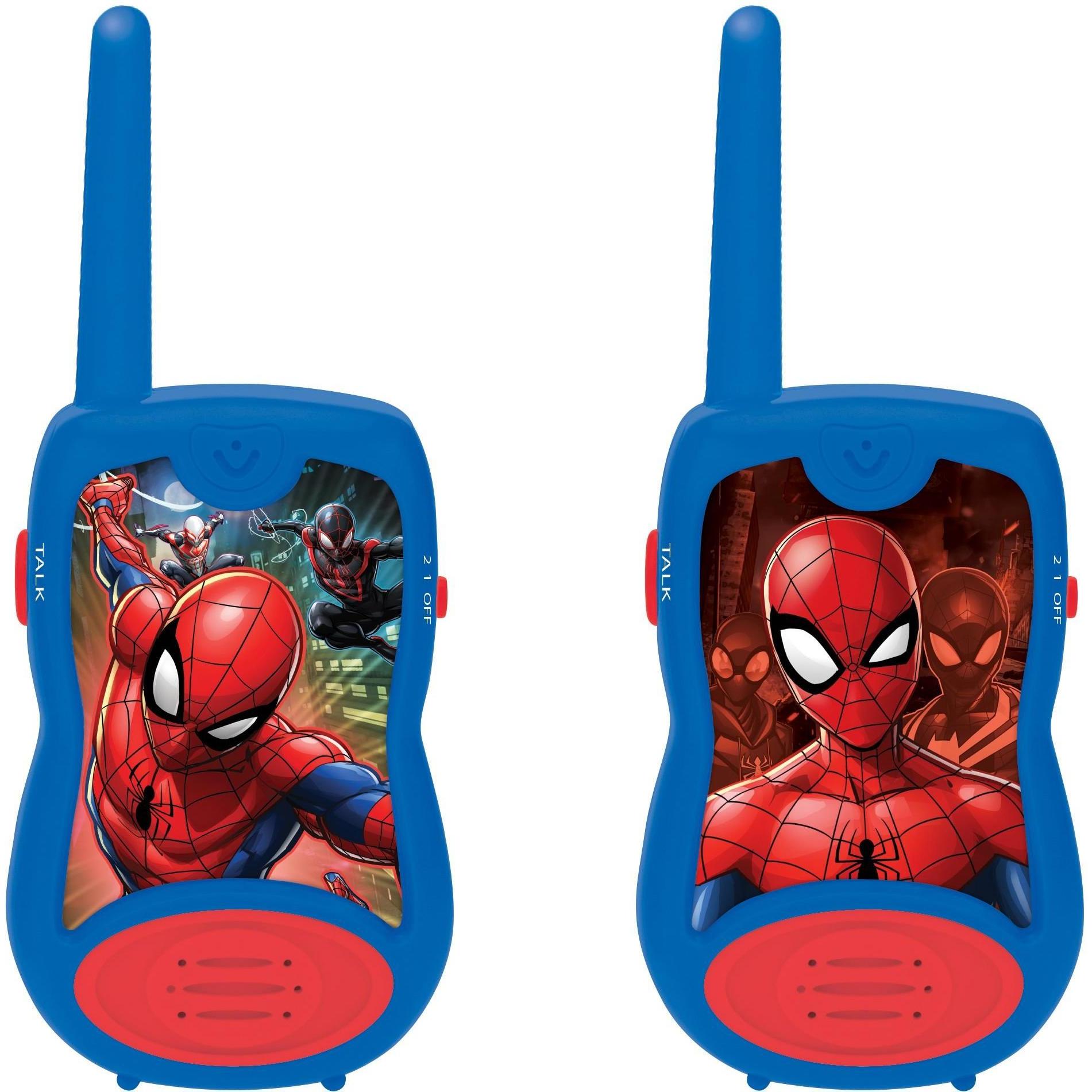 Lexibook Spiderman (0.12 km), Walkie-Talkie, Blau, Rot, Weiss