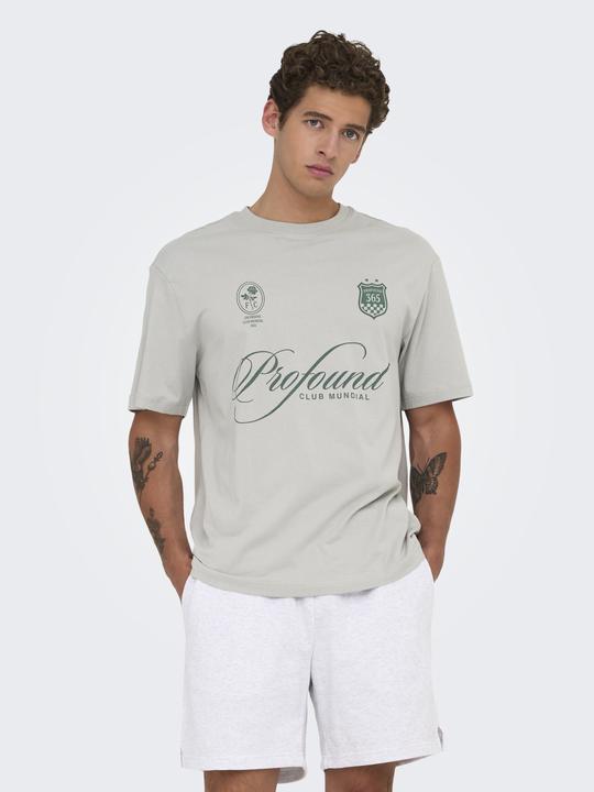 Actual product image Only & Sons Onskeane Rlx Ss Print Tee Noos (L)