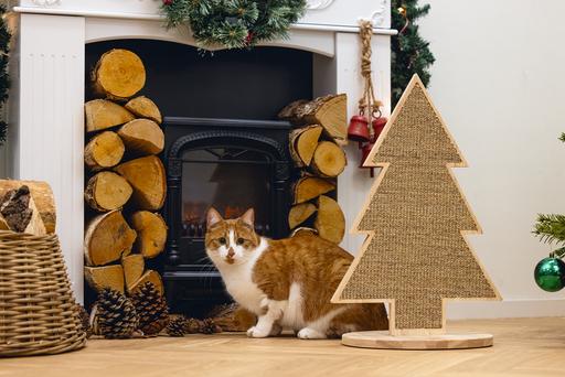 Image du produit Designed by Lotte Arbre à chat de Noël (62 cm, Brown)