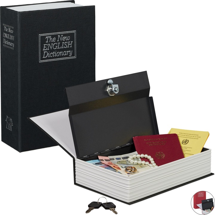 Actual product image Relaxdays Book safe dictionary