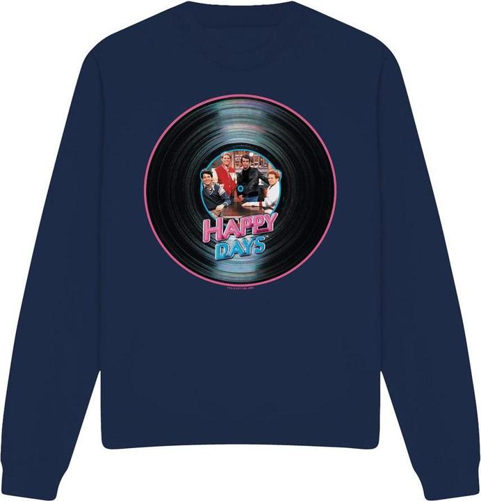 Immagine prodotto Happy Days On the Record Felpa Adulto Unisex (L)