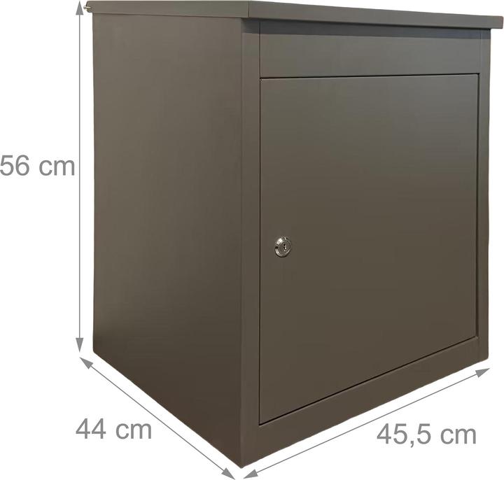 Actual product image Relaxdays parcel box