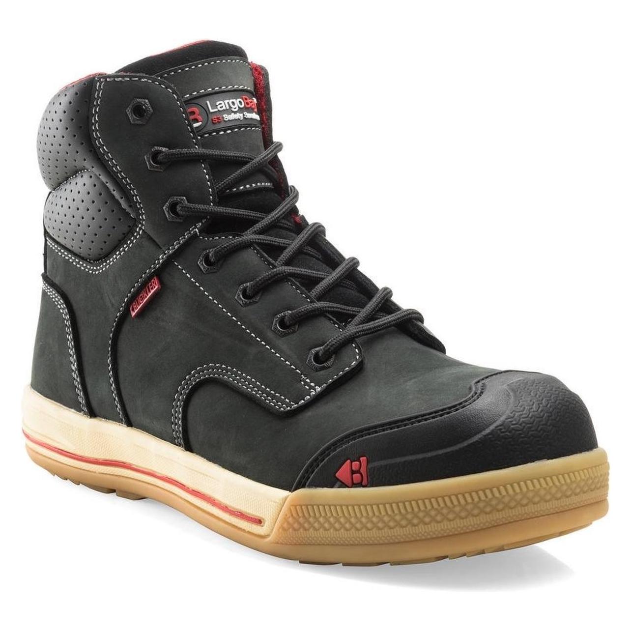 Buckbootz, Werkschoenen, Buckler Werkschoenen Eazy S3 Sneaker Zwart Maat 43 (S3, 43)