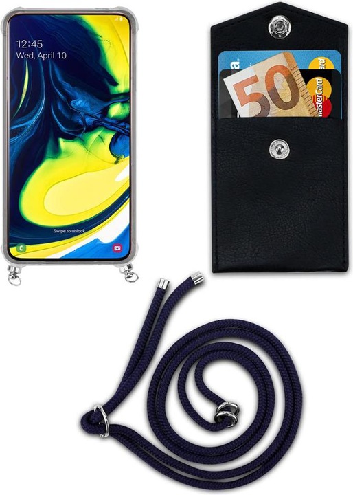 Produktbild Cadorabo TPU Handy Kette SILBER Cover