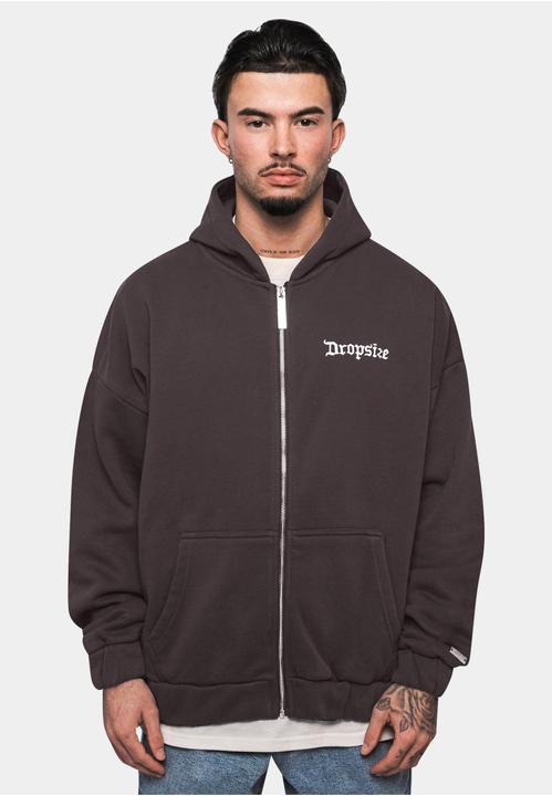 Image du produit Dropsize Sweat à capuche zippé Super Heavy Oversize Blank - 124675 (S)