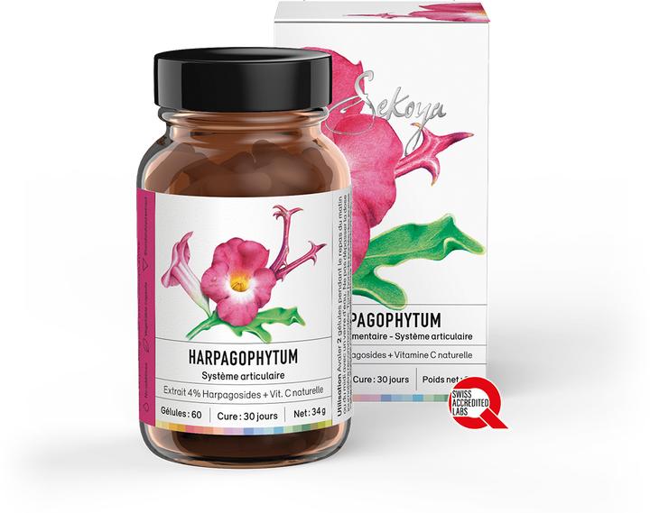 Image du produit Sekoya Harpagophytum (griffe du diable) | Contre l'arthrose (60 pièce(s), Capsules)