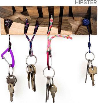 Image du produit Fujfuj Classic Walnut Wood Key Holders