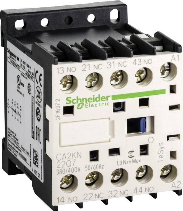 Actual product image Schneider Electric Auxiliary contactor, 2S+2Ö, 380/400V 50/60Hz CA2KN22Q7