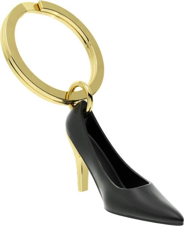 Actual product image Metalmorphose Keyring High Heel, matt black gold