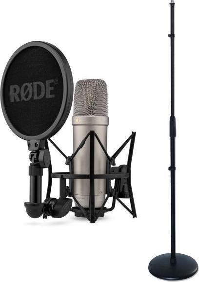 USB-C to USB-C cable 3m, SM6 spider with pop shield, XLR cable 6m, Dust bag, keepdrum straight microphone stand