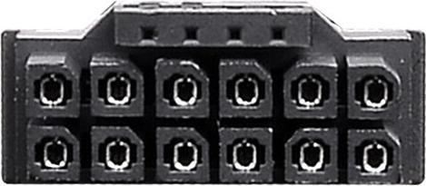 Actual product image Thermaltake TT Sleeved PCIe Gen 5 Splitter Cables AC-063-CN1NAN-A1 (60 cm, 8 pin PCI-Express)