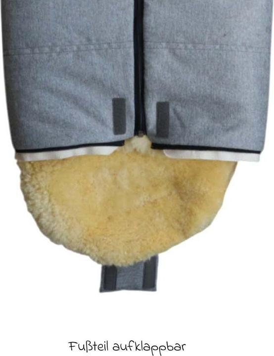 Image du produit Kaiser Baby Kaiser Lammfell Fusssack Iglu 2.0, light grey melange