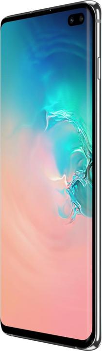 Actual product image Samsung Galaxy S10+ (128 GB, Prism White, 6.40", Hybrid Dual SIM, 4G)