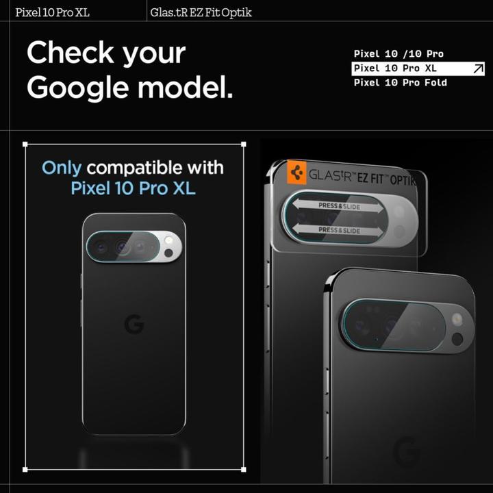 Produktbild Spigen Optik.tR Camera Glass (2 pack) (2 Stk., Google Pixel 10 Pro XL)