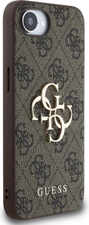Immagine prodotto Guess PU 4G Metal Logo Case für Apple iPhone SE (2024) - brown (Apple iPhone 16e, Apple iPhone 17e, Apple iPhone 4)