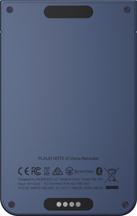 Image du produit Plaud NOTE Navy Blue - AI záznamník 1168
