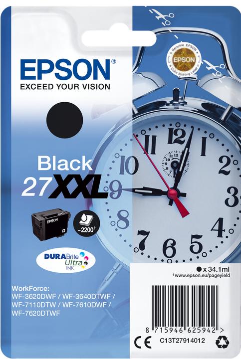 Produktbild Epson 27XXL DuraBrite Ultra (BK)