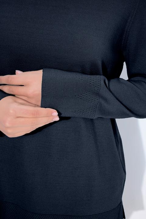Produktbild Ulla Popken Rollkragenpullover, breite Rippbündchen, Langarm (50, 52)