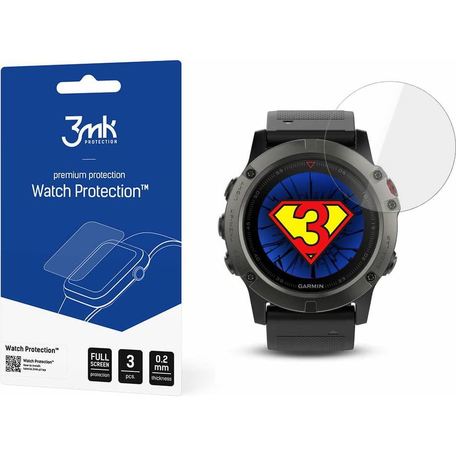 Thumbnail - 3MK Garmin Fenix 5x 51mm - Watch Protection? v. FlexibleGlass Lite, Smartwatch Zubehör