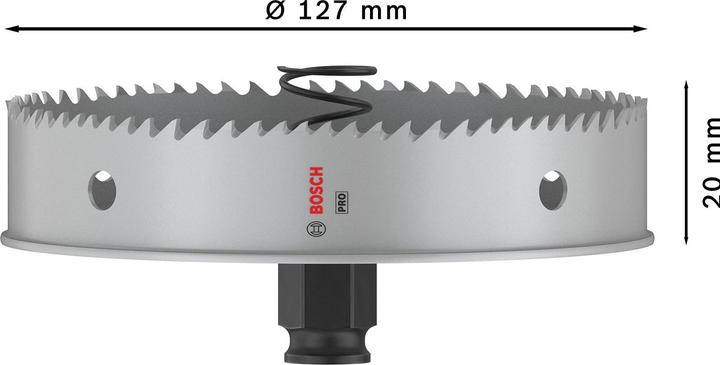 Productafbeelding Bosch Professional Zubehör PRO Plaatmetaal PC Plus gatenzaag, 127 mm (127 mm)