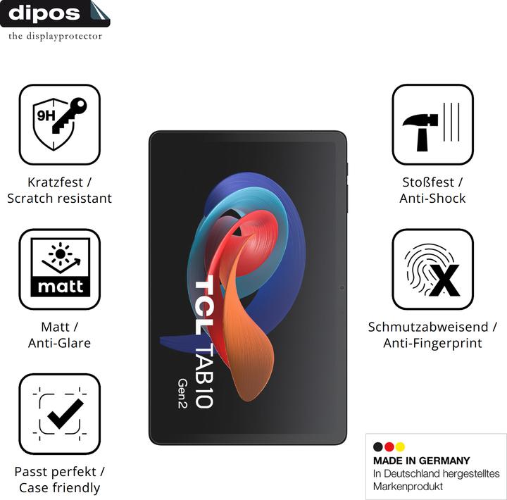 Actual product image Dipos Anti-Shock Screen Protector Matte (TCL Tab 10L Gen 4)