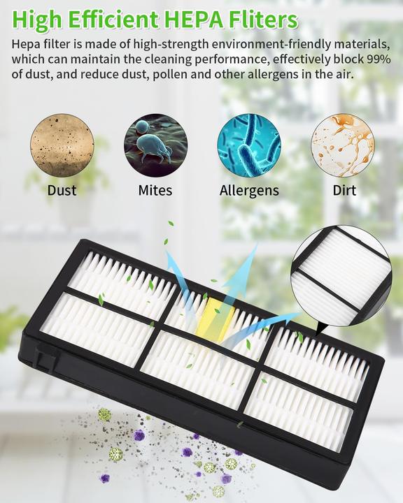 Produktbild Jissta 16-teiliges Ersatzteilset für iRobot Roomba Staubsauger