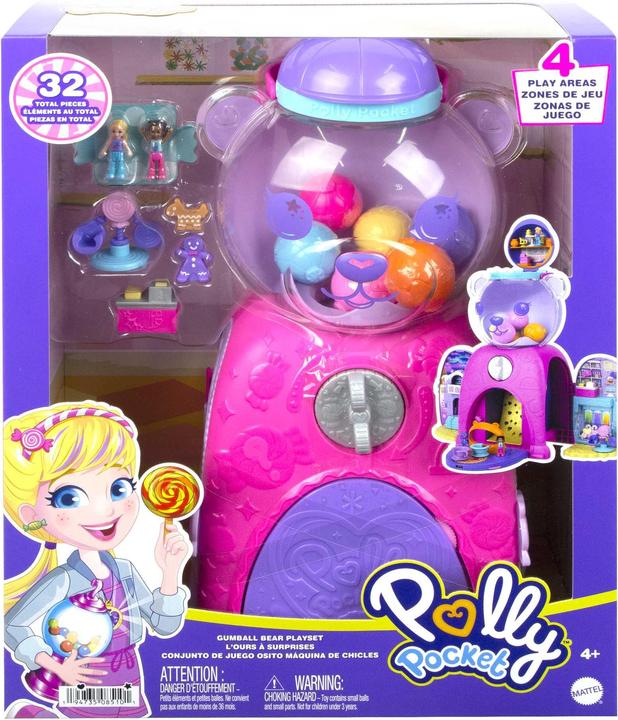 Actual product image Polly Pocket Bear Gumball Machine Play Set