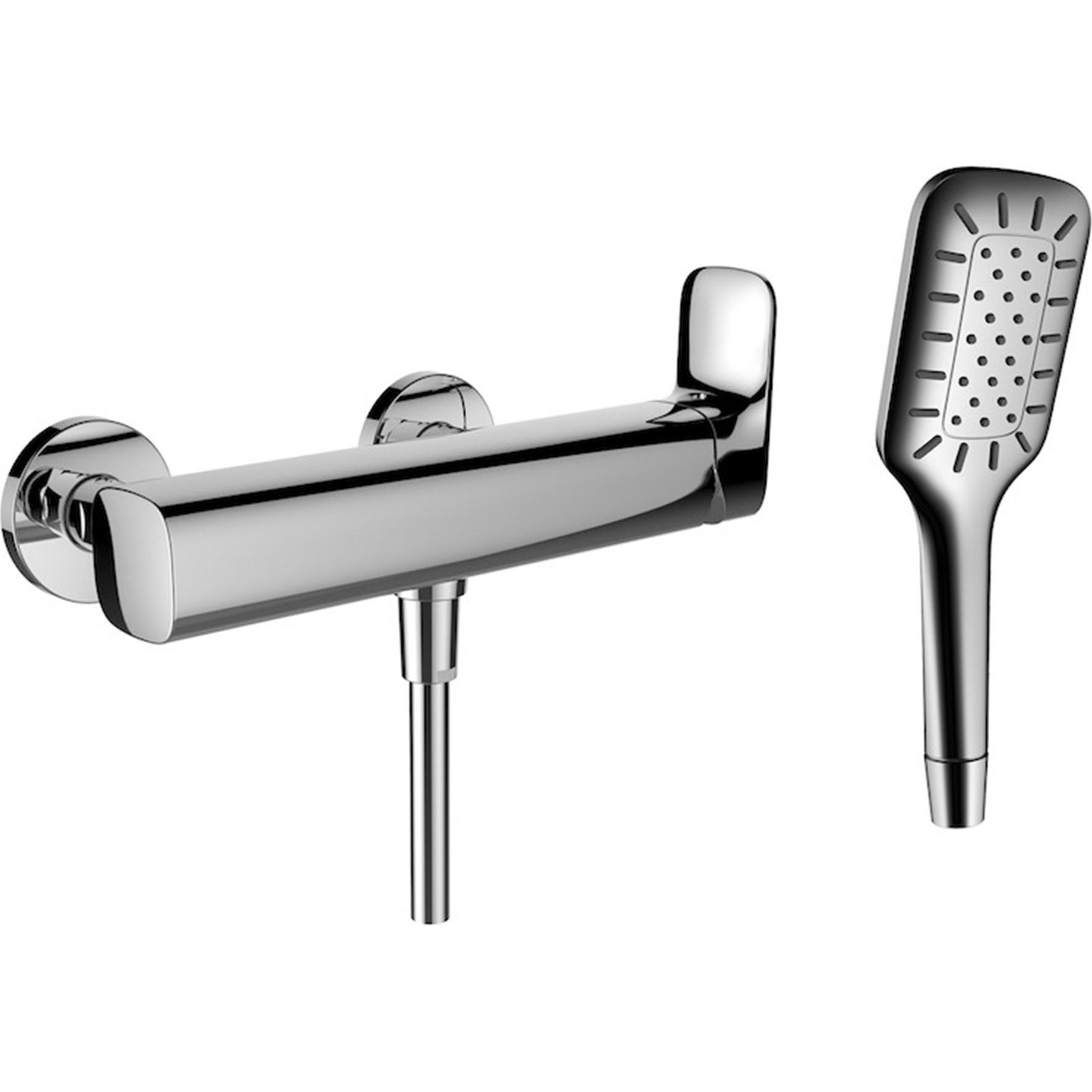 Laufen, Badarmatur, CityPlus Duschenmischer, Aufputz, 1 Verbraucher, Komplettset, HF905350100600