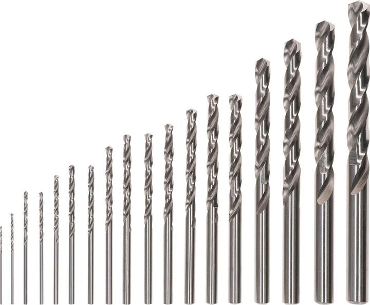 Produktbild Bosch Professional Zubehör PRO Metal HSS-G Spiralbohrer-Set, 18-tlg. (1 mm, 1.5 mm, 2 mm, 2.5 mm, 3 mm, 3.5 mm, 4 mm, 4.5 mm, 5 mm, 5.5 mm, 6 mm, 7 mm, 8 mm, 9 mm, 10 mm)