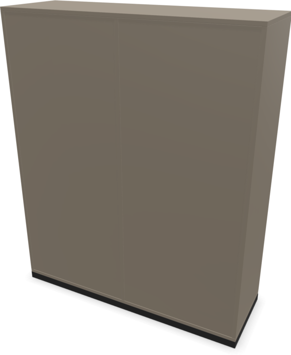Actual product image Narbutas Choice sliding door cabinet (120 x 40 x 146.5 cm)
