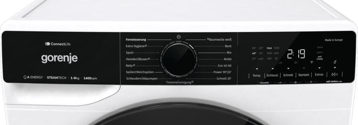 Produktbild Gorenje WPNF5A84A2TS/AT Waschmaschine 8 kg (8 kg)