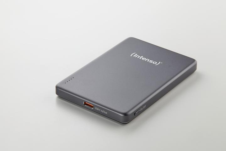 Actual product image Intenso Magn. Wireless Powerbank MW5000 5000 mAh Grey (5000 mAh, 20 W)