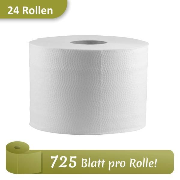 Image du produit CWS Papier hygiénique, Maxi 80, cellulose, 2 plis, extra-blanc, lot de 12 rouleaux (12 x)