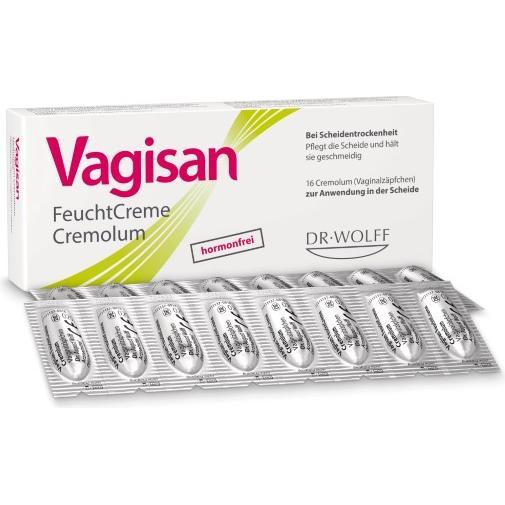 Vagisan, Intimpflege, FeuchtCreme Cremolum (Vaginalzäpfchen)