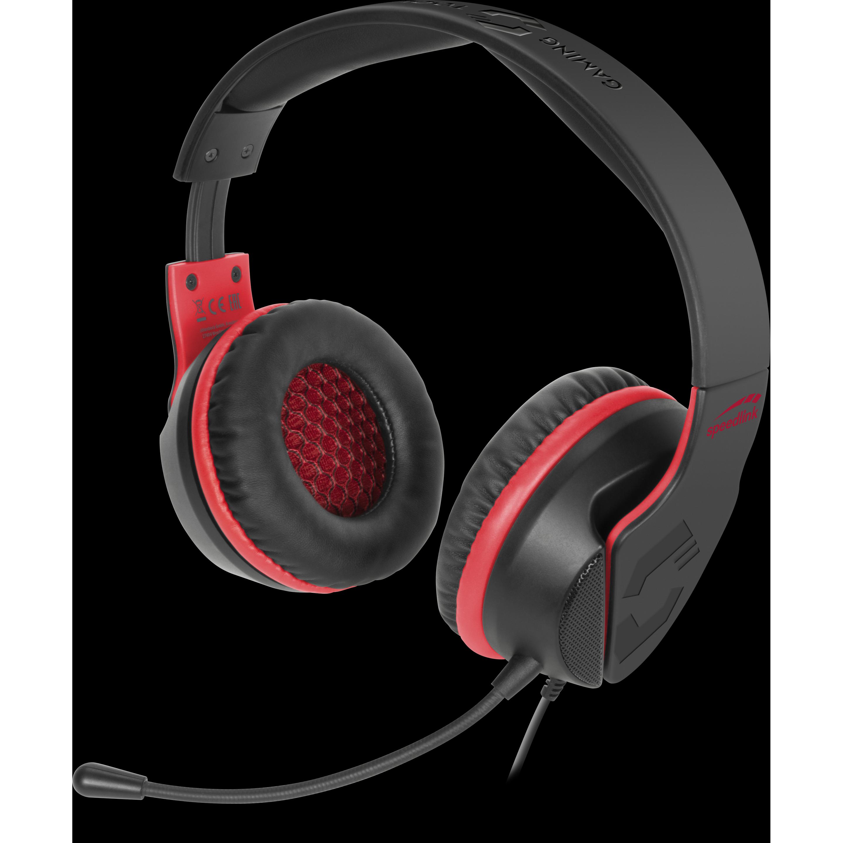 Speedlink Hadow (Kabelgebunden), Gaming Headset, Schwarz