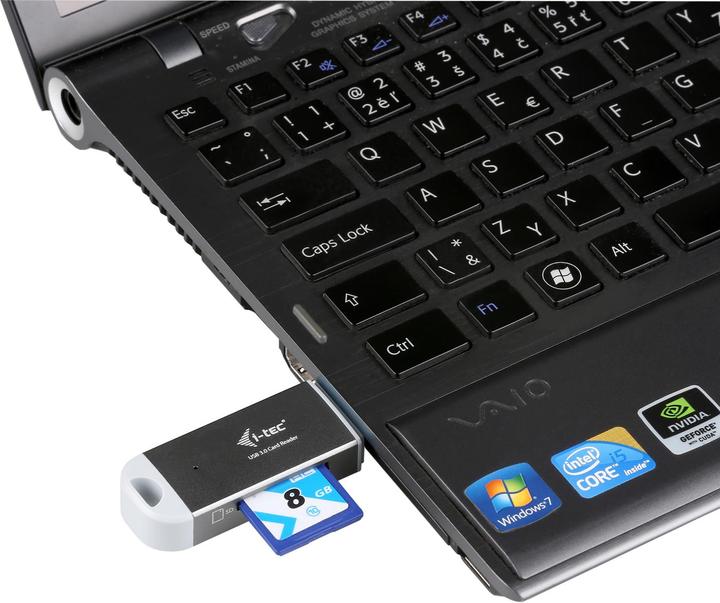Image du produit i-tec Lecteur de cartes double USB 3.0 (USB 3.0)